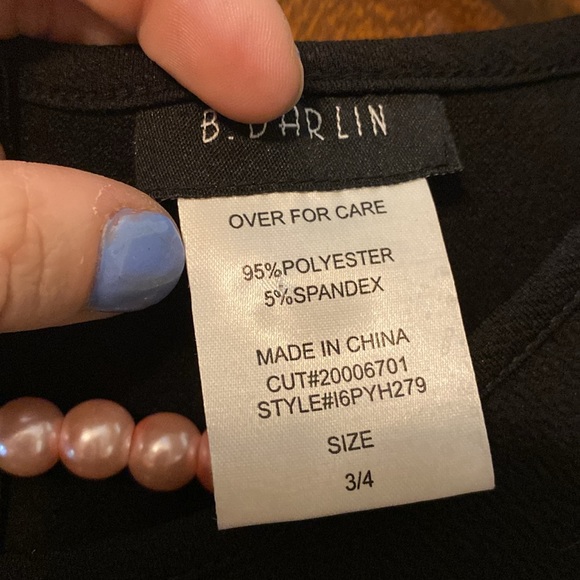 Gorgeous B.DARLIN shirt sleeve pleated mini dress with pretty blue stripe 😍😍😍 - Picture 5 of 7